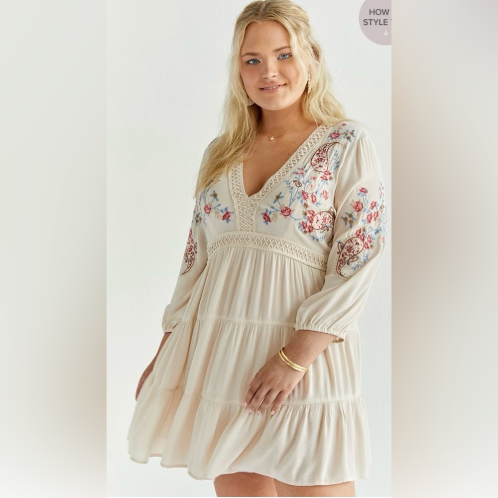 Plus Babydoll Dress 🤍 - Picture 3 of 8